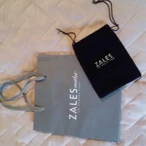 Zales Gray Tote Bag